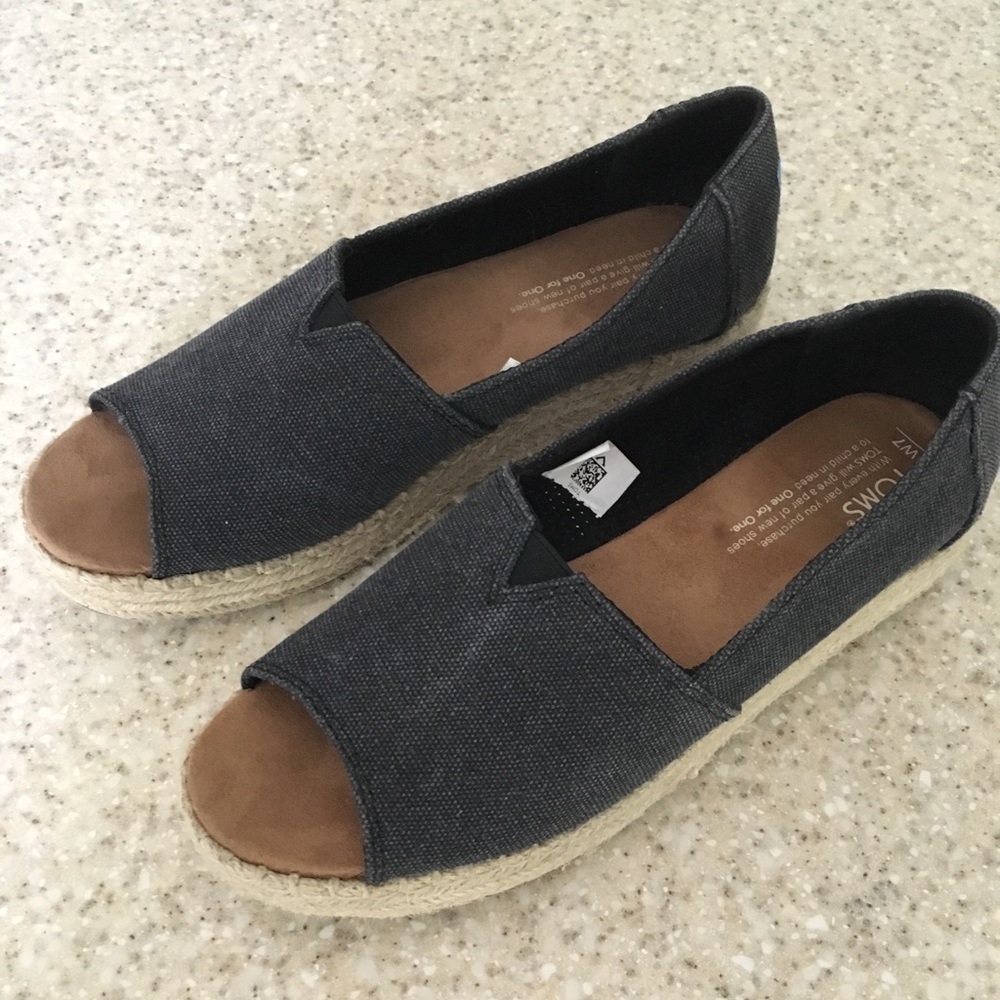 Toms Espadrilles Sandals, Size 7